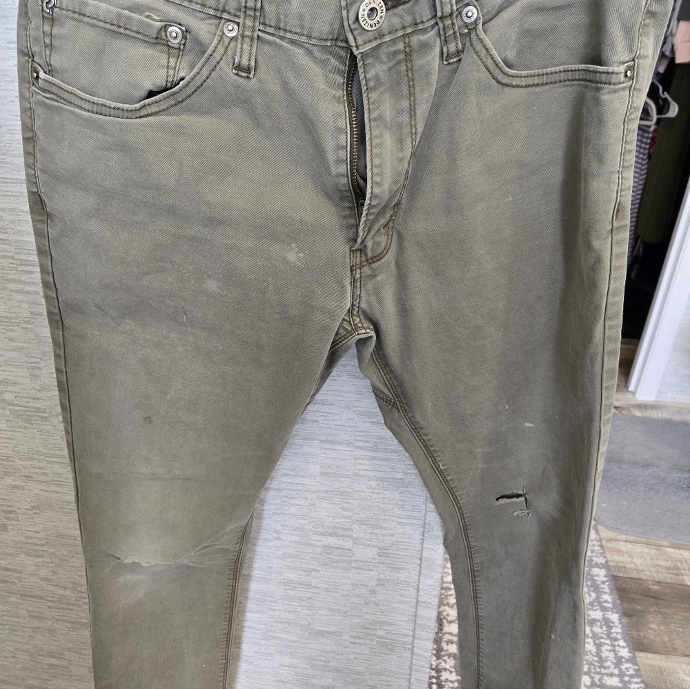 Men's Olive Jeans